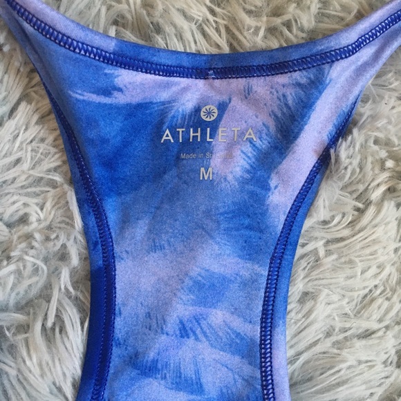 Athleta Sea Palm Chi Racerback Tank - Size M - Picture 4 of 6
